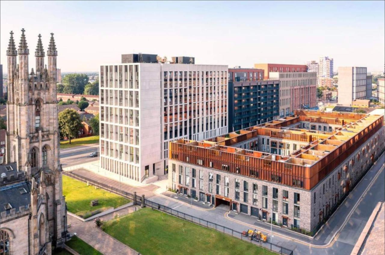 Luxury New Built Split-Level Flat With Rooftop Gardens Access Mánchester Exterior foto
